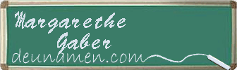 Margarethe Gaber Visitenkarte